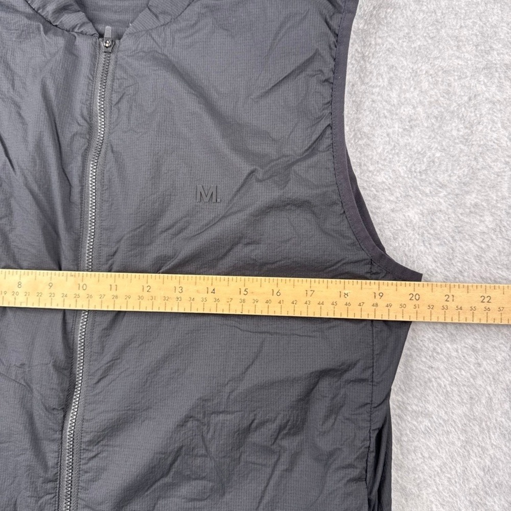 Municipal RTP Ready to Perform Vest Mens Small Black Full Zip Athletic Back Vent - Picture 4 of 8